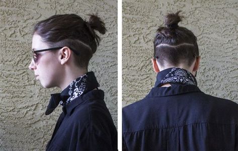 Undercut Hairstyles Women, Undercut Long Hair, Androgynous Hair, Tomboy Hairstyles, To Have, Short Hair Undercut, My Dearest, Undercut Hairstyles, Shaved Hair