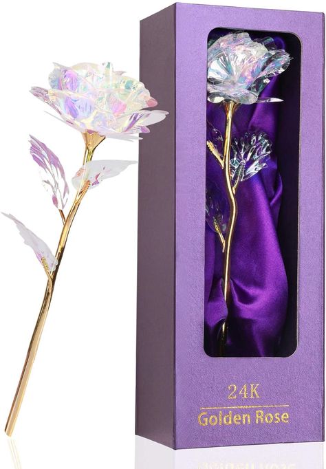 Luxury Birthday Gifts, Valentine Gift For Wife, Romantic Gifts For Her, Purple Gift, Rainbow Roses, Valentines Gifts For Boyfriend, Rose Gift, Cool Gifts For Women, Flower Gifts