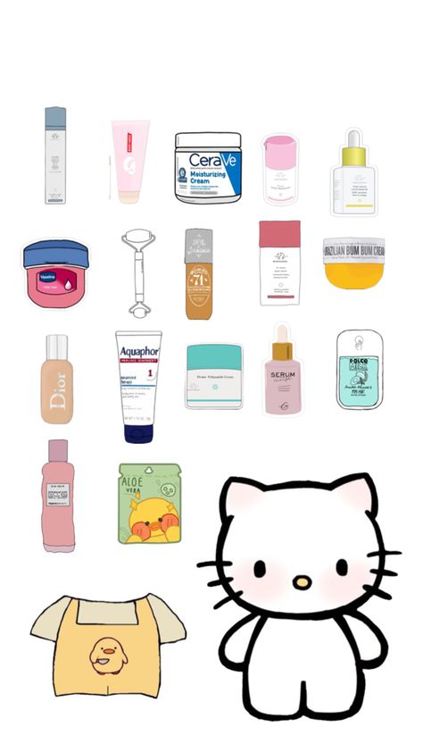 Hello Kitty Colouring Pages, Hello Kitty Printables, Paper Dolls Diy, Hello Kitty Coloring, Paper Doll Template, Hello Kit, What To Draw, Paper Animals, Diy Skincare