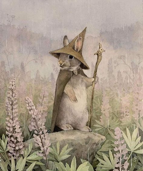 Woodland Animal Art, Arte Indie, Storybook Art, Fairytale Art, Whimsical Illustration, Woodland Creatures, The Grass, Art And Illustration, Whimsical Art