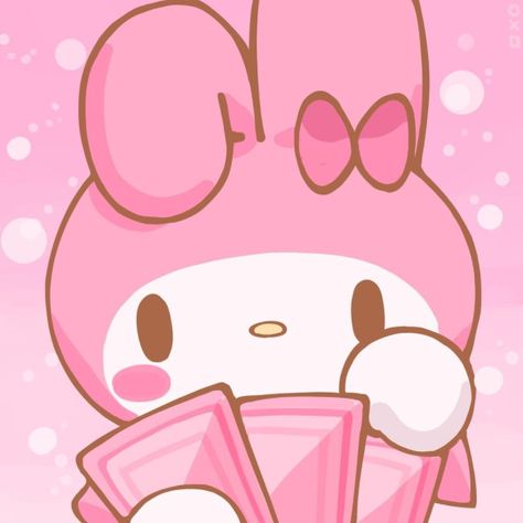 My Melody Money, Ciao Salut My Melody, My Melody App Icons, My Melody Aesthetic, Melody Aesthetic, Pink Wallpaper Kawaii, Bape Wallpaper Iphone, Pink My Melody, Onegai My Melody