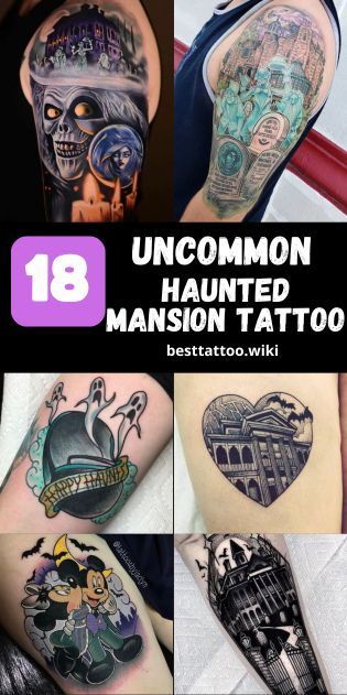 Embark on a journey into the unknown with our curated collection of 18 haunted mansion tattoo inspirations for 2024. Featuring Disney-inspired designs, traditional motifs, and ghostly imagery, our tattoos capture the haunting essence of the mansion. Whether you're drawn to small and intricate tattoos or larger sleeve designs, our collection offers a variety of options to bring your ghostly visions to life. Mansion Tattoo, Haunted Aesthetic, Haunted Mansion Tattoo, A Sleeve Tattoo, Ethereal Bride, Tightrope Walker, Small Couple Tattoos, Matching Sister Tattoos, Intricate Tattoo