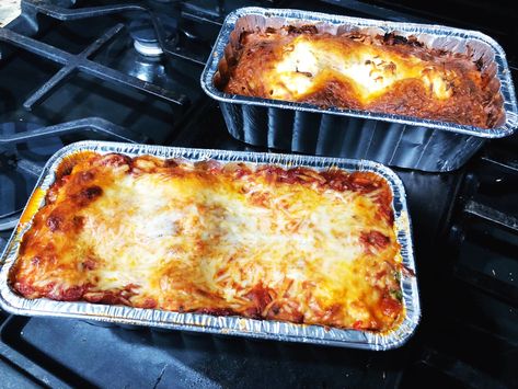 Recipe: Customizable Mini Lasagnas Toaster Oven Lasagna, Mini Lasagna Loaf Pan, Lasagna In A Loaf Pan, Mini Lasagna Recipe, Loaf Pan Lasagna, Mini Lasagna, Toaster Oven Recipes, Easy Dinner Options, Recipe For 2