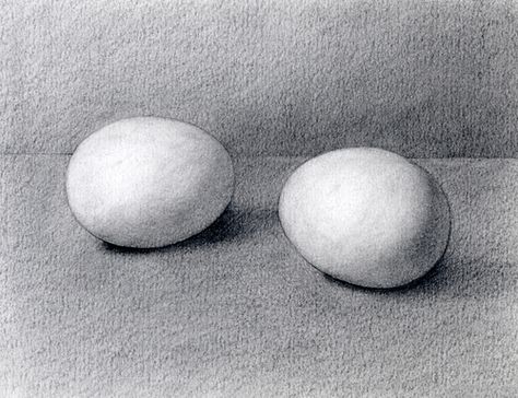 Simple egg drawing. Nicely done. Pencil Drawing Ideas, Drawing Videos For Kids, Pencil Drawings Of Girls, Shadow Drawing, Egg Box, Object Drawing, Modern Artists, Drawing Videos, Chiaroscuro