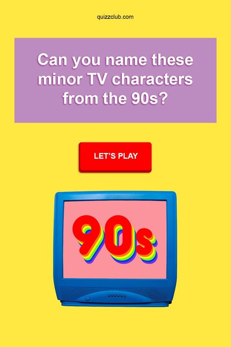 1990s Films, Remember The Name, Trivia Quiz, Mind Games, Tv Characters, Lets Play, The 90s, Trivia, Free Online