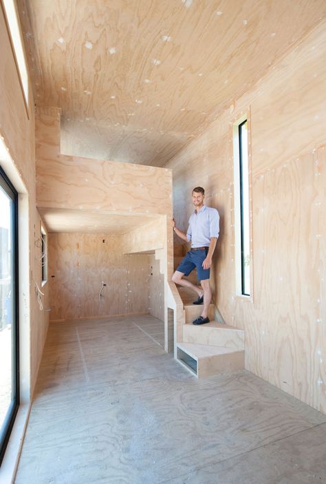 Tiny House Tricks, Cool Tiny Houses, Tiny House Construction, Japanese Tiny House, Tiny House Bed, Design Casa Piccola, Tiny Guest House, Old Japanese House, Off Grid Tiny House