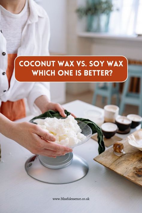 I've always wondered which type of candle wax is the best. This informative blog post delves into the benefits of coconut wax candles, comparing them to soy and beeswax options. Spoiler alert: I might just be making the switch! #CandleLovers #EcoFriendlyCandles #CoconutWax Scented Candles Packaging, Luxury Candles Packaging, Candle Packaging Design, Soy Wax Candles Diy, Candle Labels Design, Benefits Of Coconut, Wax Candles Diy, Coconut Benefits, Coconut Candle