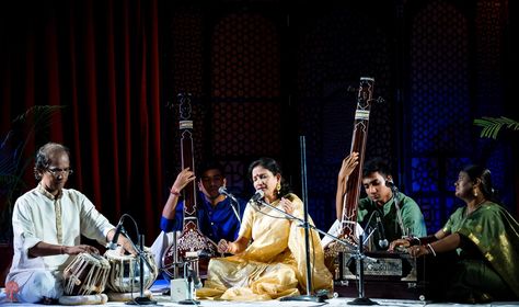 Hindustani ‪Vocal‬ Recital by Rita Dev, disciple of Girija Devi enthralled the audience at India International Centre Hindustani Classical Music, Indian Classical Music, Classical Music, India, Concert, Collage, Music, Pins, Design