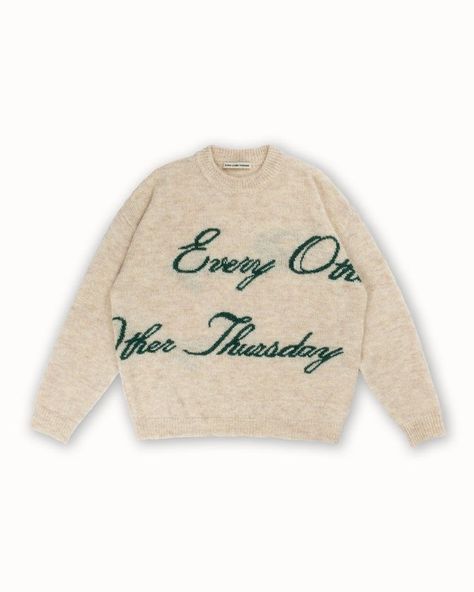 Every Other Thursday, Mood Bored, Cold Fashion, Logo Knit, Moda Chic, Men's Tops, Cozy Vibes, Mode Vintage, Dream Clothes