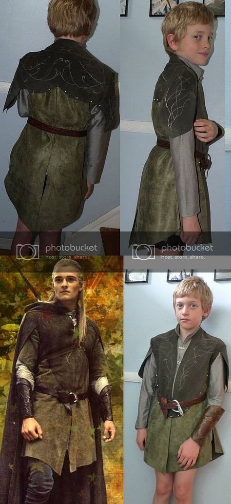 Legolas Diy Costume, Diy Legolas Costume, Legolas Costume, Hobbit Costume, Boys Cut, Elf Warrior, Silver Shirt, Ren Fair, Costume Tutorial