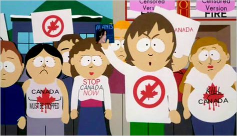 Canada jokes from South Park, How I Met Your Mother Canada Jokes, Blame Canada, South Park Mexican, South Park Cosplay, Parks Canada, How I Met Your Mother, Robin Williams, Kansas City Royals, I Meet You