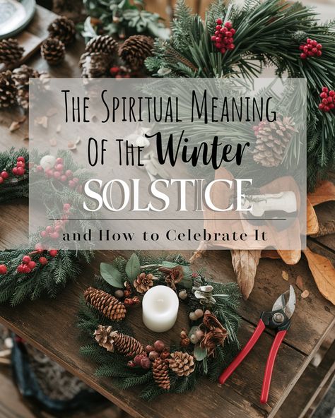 Winter Solstice Rituals: Magic, Symbols, and Celebration Ideas Yule Meaning Winter Solstice, Winter Solstice Ritual Ideas, Solstice Symbols, Pagan Solstice, Winter Solstice Meaning, Solstice Meaning, Winter Solstice Rituals, Winter Solstice Traditions, Solstice Festival