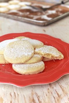 Fresh Market Copycat Almond Pillow Cookies by The Noshery #cookies #almond #copycat Almond Pillow Cookies Recipe, Almond Pillow Cookies, Pillow Cookies Recipe, Pillow Cookies, Crispy Cookies, Almond Paste, Almond Flavor, Almond Cookies, C Is For Cookie