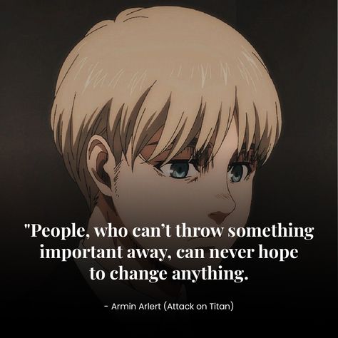 Sacrifices are part of life. #quotesanime #animequotesandsayings #quotes #quoteoftheday #inspirationalthoughts Aot Anime Quotes, Attack On Titan Quotes, Widget Board, Titan Fanart, Aot Anime, Titan Anime, Attack On Titan Fanart, All Quotes, Inspirational Thoughts