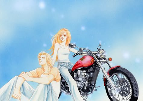 Rei and Kira. Mars Mars Manga, Fuyumi Soryo, Peach Girl, Vintage Manga, Shoujo Manga, Manga Covers, 90s Anime, Ethereal Art, A Park