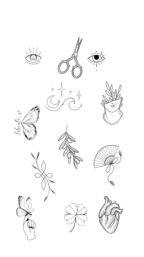 Simple Nature Tattoo Ideas, Stick N Poke Tattoo Ideas, Flash Day Tattoo, Minecraft Tattoo, Patch Work Tattoos, Flashes Tattoo, Poke Tattoo Ideas, Fineline Tattoos, Stick Poke Tattoo