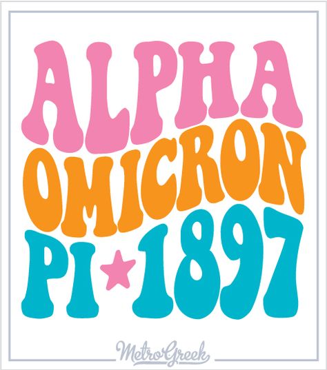 Cricut Sorority Ideas, Alpha Omicron Pi Graphics, Alpha Omicron Pi Shirts, Sorority Shirts Letters, Aoii Sorority, Girls Activities, Pi Shirt, Sorority Themes, Sorority Ideas