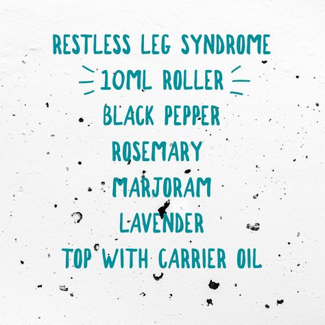 Restless Leg Remedies Essential Oils, Essential Oils For Restless Leg Syndrome, Restless Leg Syndrome Essential Oils, Restless Leg Remedies, Leg Health, Leg Roller, Restless Leg, Roller Blends, Essential Oils For Pain