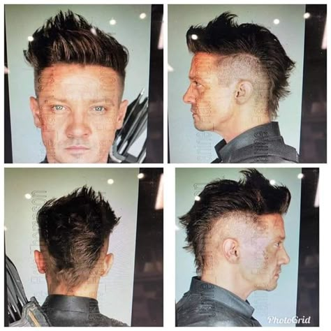 Fade Designs Mens, Hawkeye Haircut, Y2k Boy, Guy Hair, Hair Cut Guide, 2025 Goals, Mohawk Hairstyles Men, Grey Hair Men, Fade Designs