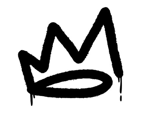 Crown Graffiti, Crown Icon, Crown Drawing, Vector Art, Vector Free, Graffiti, Vector Illustration, Spray, Crown