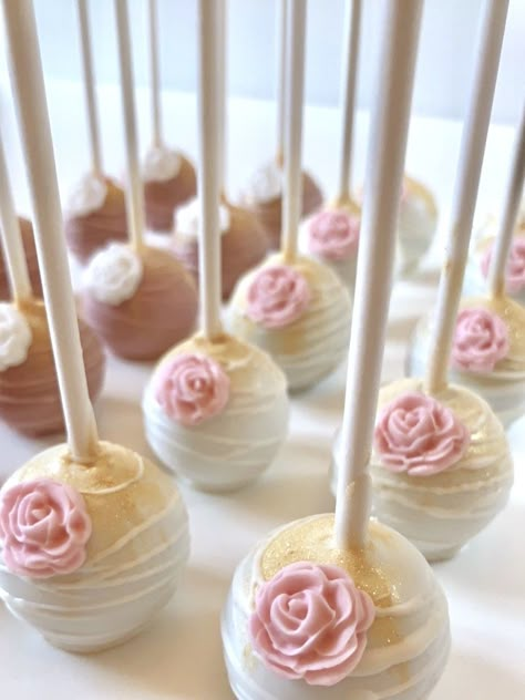 Ballerina Cake Pops Ideas, Elegant Cake Pops Classy, Upside Down Cake Pops, Bachelorette Cake Pops, Boho Cake Pops, Floral Cake Pops, Ballerina Cake Pops, Fancy Cake Pops, Lollipops Cake