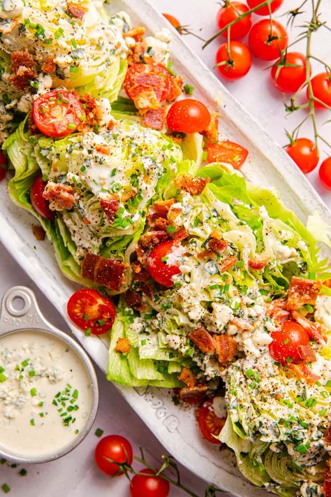 Wedge Ceaser Salad, Antipasto Wedge Salad, Salad Wedges Iceberg, Salad Iceberg Lettuce, Iceberg Wedge Salad Blue Cheese, Italian Wedge Salad, Christmas Tree Wedge Salad, Boston Lettuce Salad, Wedge Salad Recipe