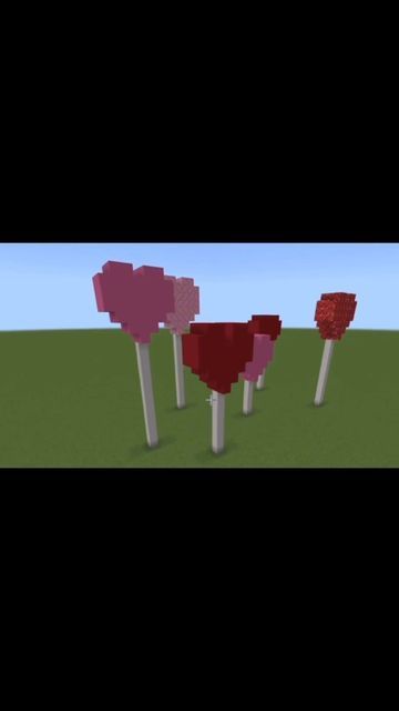 Minecraft Mom on Instagram: "Minecraft Valentine’s Day Heart Trees - Check out how to make them by clicking the link in my profile and going to YouTube! #minecraft #minecraftbuilds #minecraftbuild #minecraftideas #minecraftonly #minecraftdaily #minecraftcreations #heart #hearts #valentinesday" Cute Valentine Minecraft Builds, Cute Heart Minecraft Builds, Minecraft Building Ideas Valentines, Cute Couple Things To Build In Minecraft, Cute Romantic Minecraft Builds, Valentines Minecraft Ideas, Minecraft Candy Land Ideas, Minecraft Building Ideas Couple, Minecraft Anniversary Builds