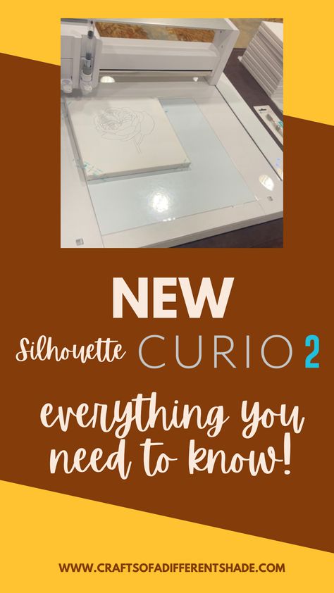 SILHOUETTE CURIO 2 - EVERYTHING ABOUT THE CURIO 2 - craftsofadifferentshade.com Silhouette Curio, Medical Alert, Static Electricity, Making Shirts, New Crafts, Craft Business, Wood Pieces, Masking Tape, New Technology