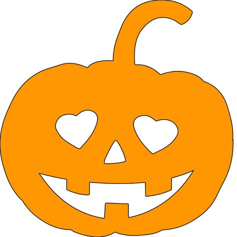 Pumpkin Carving Heart Eyes, Pumpkin Carving Ideas Heart Eyes, Pumpkin Carving Ideas Heart, Heart Eye Pumpkin Carving, Pumpkin Heart Eyes, Heart Eyes Pumpkin, Creative Pumpkin Decorating, Kid Drawing, Cute Pumpkin Carving