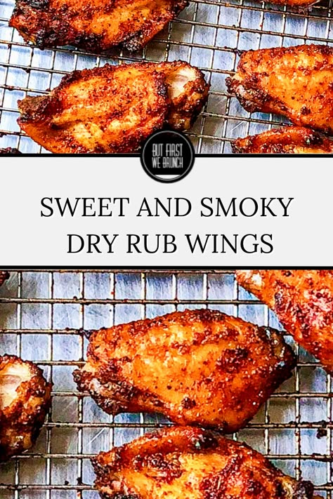 Sweet And Spicy Dry Rub Chicken Wings, Dry Rub For Smoked Chicken Wings, Bbq Dry Rub Chicken Wings, Chicken Wing Spice Rub, Dry Wing Rub Recipes, Chicken Wings Dry Rub Recipes, Smoked Wings Recipe Dry Rubs, Dry Rub For Wings Recipes, Grilled Wings Recipe Dry Rubs