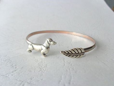 16 Elegant Pieces Of Jewelry For Stylish Dachshund Lovers Dog Bracelet, Dachshund Jewelry, Dog Ring, Dachshund Mom, Dog Earrings, Large Necklace, Dog Brooch, Dog Lady, Dog Necklace