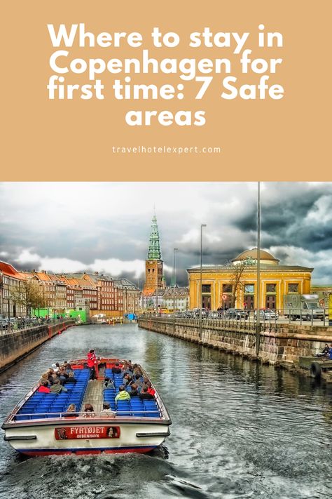 in this article, I will help you to find safe places to stay in Copenhagen for first-timers and tourists. I’ll provide you with my recommendation for the best areas to stay in Copenhagen, along with a helpful map and the best hotels in Copenhagen for all budgets. Best Hotels In Copenhagen, Copenhagen City, Copenhagen Hotel, Meatpacking District, Tivoli Gardens, Travel Hotel, Quiet Area, Copenhagen Denmark, Urban Area