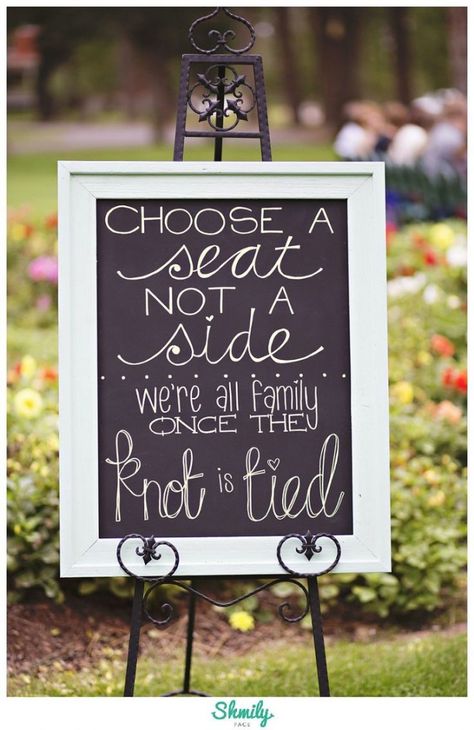 We adore this totally romantic DIY wedding sign idea! 9 other wedding signs await - just a click away! Wedding Signs Diy, Chalkboard Wedding, Cute Wedding Ideas, Wedding Goals, Wedding Destination, Wedding Wishes, Wedding Time, Romantic Weddings, Wedding Planners