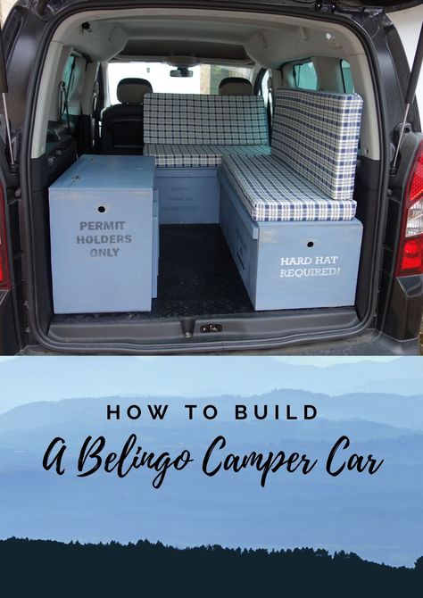 A step by step guide showing pod measurements for a Berlingo Multi Space. Microcamper Berlingo, Berlingo Camper Conversion, Citroen Berlingo Camper, Suv Living, Vw Caddy Maxi Life, Converted Van, Berlingo Camper, Mini Campers, Camper Boots