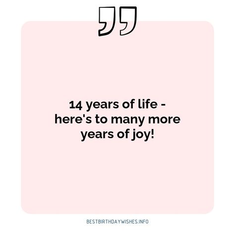 A 14th birthday is a special time in a young person's life. It's the time when they're transitioning from childhood to adolescence. To help them celeb... | # #BirthdayWishes Check more at https://www.ehindijokes.com/inspiring-quotes-happy-fourteenth-birthday/ 14th Birthday Captions, Childhood Friend Birthday Wishes, Childhood Best Friends Quotes Birthday, Birthday Wishes For Childhood Bestie, Happy 14th Birthday, Fourteenth Birthday, Birthday Girl Meme, Bday Quotes, Quotes Happy