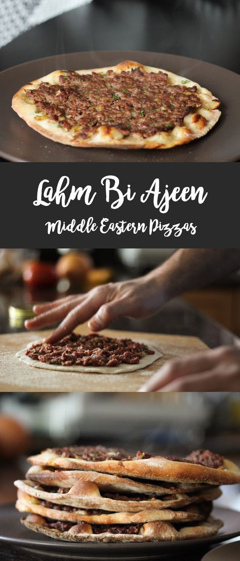 Mediterranean Staples, Zaatar Bread, Assyrian Food, Middle Eastern Recipes Arabic Food, Culinary Lessons, Deep Dish Pizza Recipe, Delicious Pizza Recipes, Meat Pizza, Middle East Food