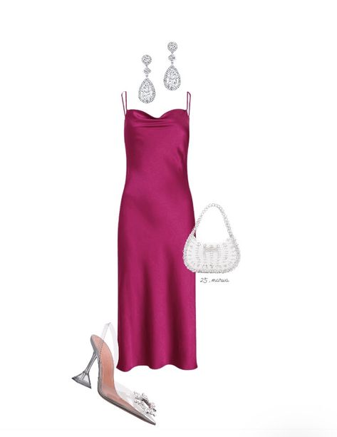 Magenta Outfit, Outfit With Blazer, Debut Dress, Chanel Shopping Tote, Outfit Flatlay, Modest Spring Outfits, Debut Dresses, Chanel Shopping, Robbie Amell