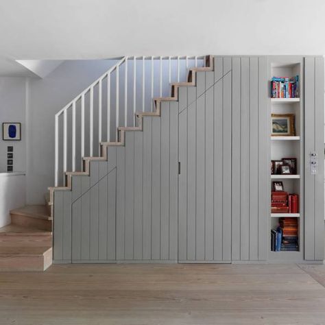 Under Stairs Pantry Ideas, Cabinet Under Stairs, Hidden Utility, Stairs Pantry, Stairway Storage, Small Office Storage, Understair Storage, Under Stairs Pantry, Space Under The Stairs