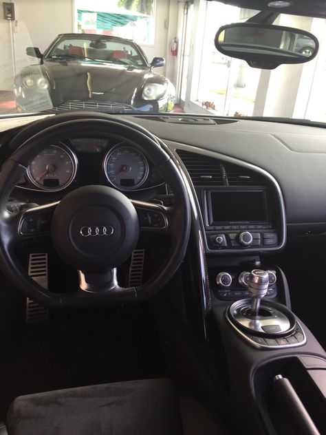 Inside a 2009 #Audi R8! Car Style, Gear Head, Audi R8, Audi, Siding, Cars Trucks, Trucks, Cars, Quick Saves