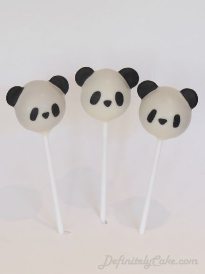 Cake Pop Gallery – Single Pop : Definitely Cake Cake Pops Animals, Panda Cake Pops, Panda Party Decorations, Panda Birthday Party Decorations, Animal Cake Pops, Bolo Panda, Panda Baby Showers, Panda Cake, Panda Birthday Party