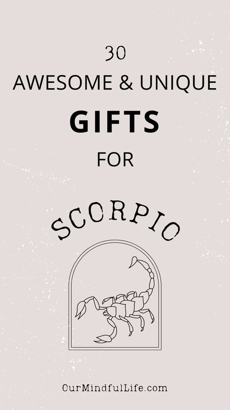 Scorpio are hard to impress. So here is a list of unique gifts for Scorpio men and women that will give them all the feels. Scorpio Gifts Ideas, Scorpions Zodiac, Scorpio Birthday, Scorpio Gifts, Scorpio Girl, Scorpio Men, Scorpio Sign, Scorpio Woman, Gift Box Design