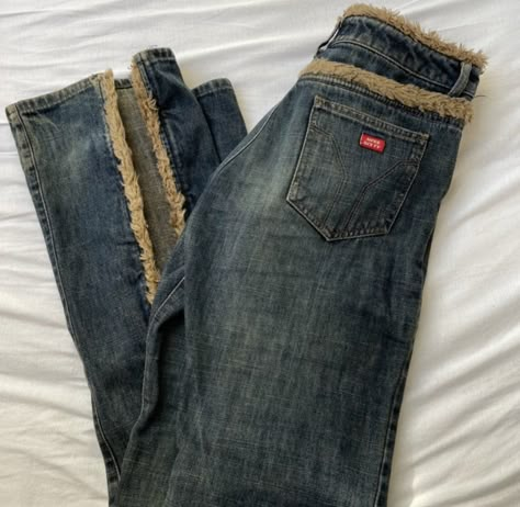 Gyaru Fashion Pants, Fitted Y2k Denim Bottoms, Faded Y2k Denim Bottoms, Y2k Flare Denim Jeans, Jaded London Colossus Jeans, Clothes 2000s, Ropa Upcycling, Y2k Pants, Fashion 2000s