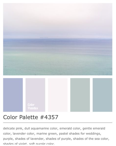 Under The Sea Color Palette, Sea Color Palette, Shades Of Violet, Aquamarine Colour, Sea Colour, Lavender Green, Green Colour Palette, Wedding Color Palette, Emerald Color