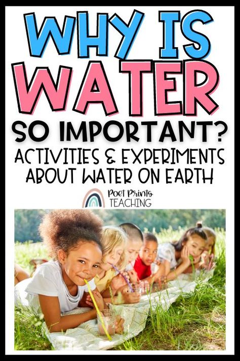 World Water Day Crafts Preschool, Water Theme Kindergarten Activities, Water Day Letter To Parents, World Water Day Activities For Preschool, All About Water Activities For Kids, Water Exploration Preschool, Water Inquiry Kindergarten, Water Activities Kindergarten, Water Study Art