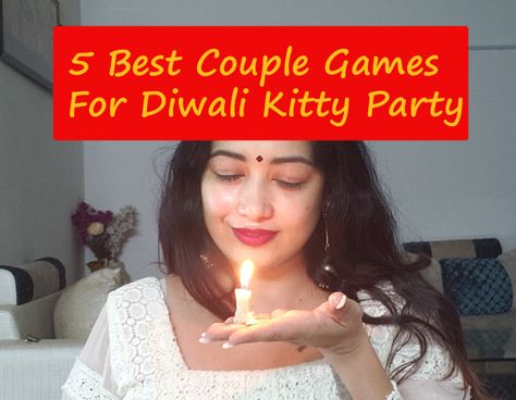 Diwali Party Games For Couples, Bollywood Party Games, Diwali Games For Adults, Games For Couples Party, Diwali Kitty Party Games, Diwali Party Games For Adults, Diwali Games For Party, Couple Games For Party, Diwali Party Games