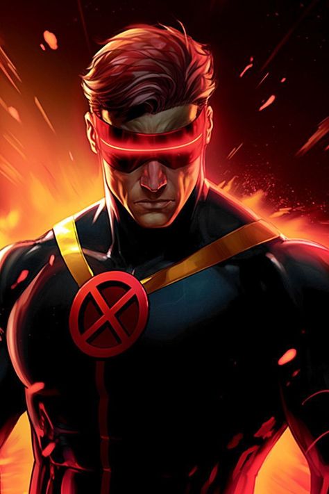 X Men Wallpaper, X-men Wallpaper, Xman Marvel, Cyclops X Men, Cyclops Marvel, Scott Summers, Xmen Comics, Deadpool Marvel, Marvel Superheroes Art