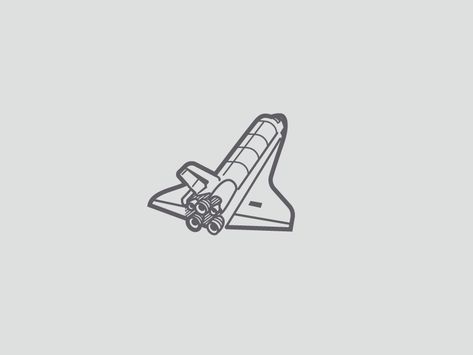 Space shuttle Spacex Rocket Tattoo, Space Shuttle Illustration, Nasa Tattoo Ideas, Small Rocket Tattoo, Space Rocket Tattoo, Minimalist Space Tattoo, Space Shuttle Tattoo, Space Shuttle Drawing, Nasa Tattoo