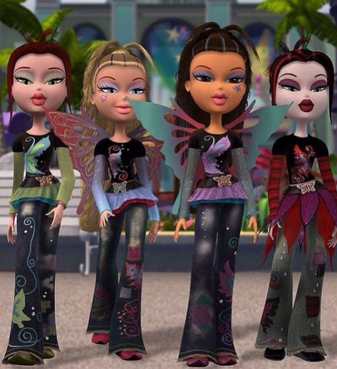 Bratz Movie, Emo Princess, Bratz Doll Outfits, Bratz Girls, Karakter Disney, Halloween Inspo, Bratz Doll, Mode Inspo, Mood Pics