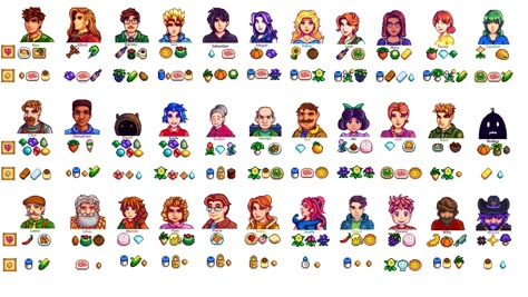 stardew valley likes and dislikes Character Preferences, Stardew Valley Characters, Stardew Valley Farm Ideas, Stardew Valley Game, Stardew Valley Farm Layout, Stardew Valley Ideas, Stardew Valley Farm, Stardew Valley Layout, Stardew Valley Tips