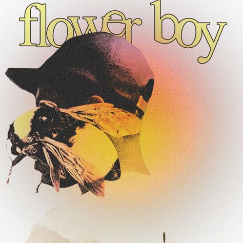 Poster Tyler The Creator, Yellow Posters, Posters Aesthetic, Boys Posters, Flower Boy, Cinema Experience, Vintage Pop Art, Music Poster Design, Flower Boys